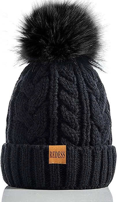 Cappello Invernale Da Donna Con Pompon, Berretto, Scaldacollo